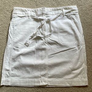 Ann Taylor White Skirt Size 0